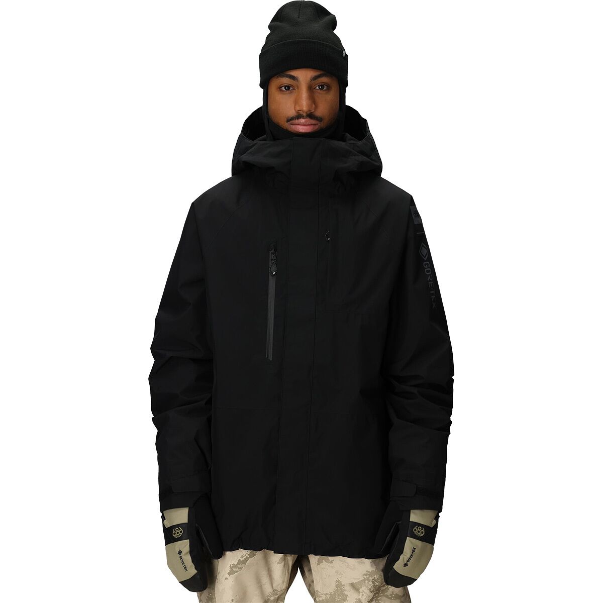 686 686 GORE-TEX Core Shell Jacket - Men's Black, M