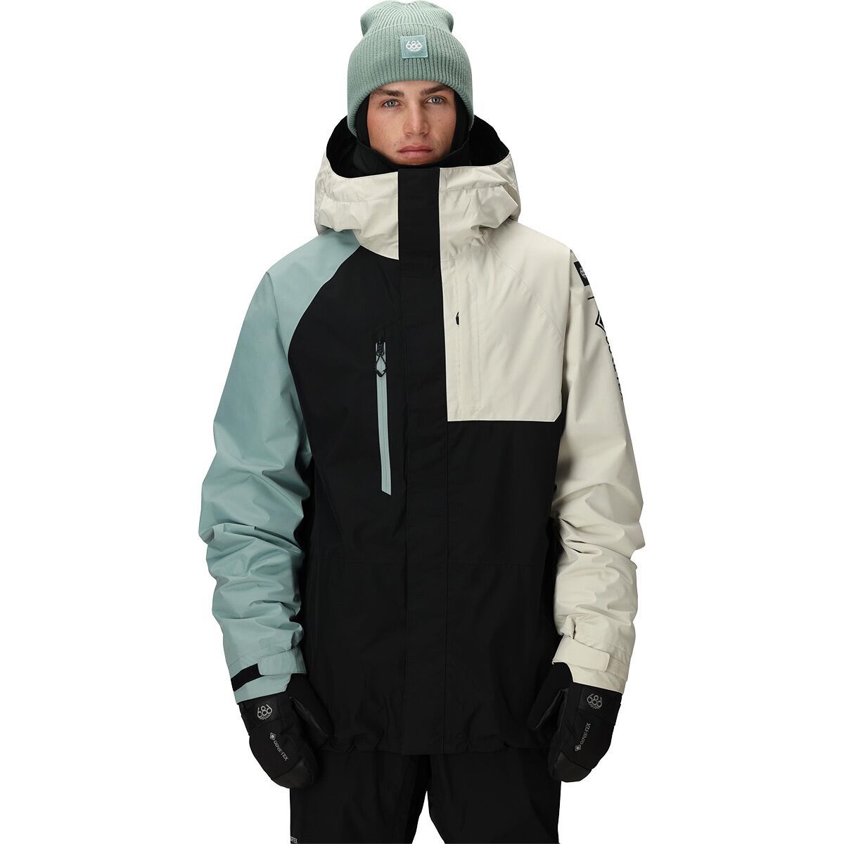 Image of 686 GORE-TEX Core Shell Jacket - Men's Limestone Colorblock, M