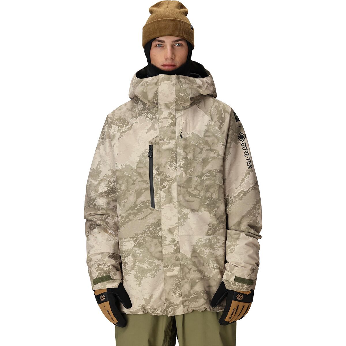 Image of 686 GORE-TEX Core Shell Jacket - Men's Limestone Hemisphere Print, M
