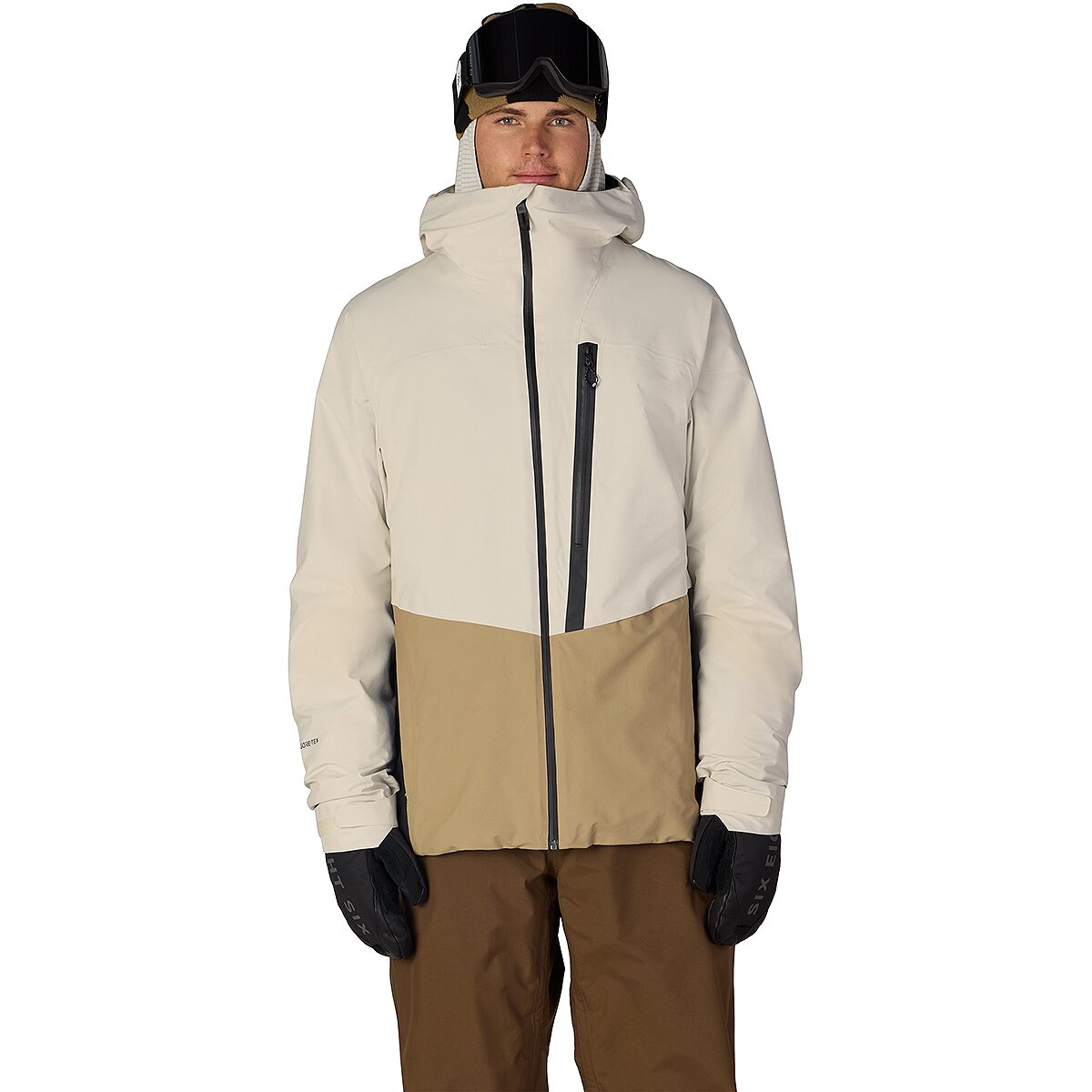 Image of 686 GORE-TEX GT Thermagraph Jacket - Men's Limestone Colorblock, L