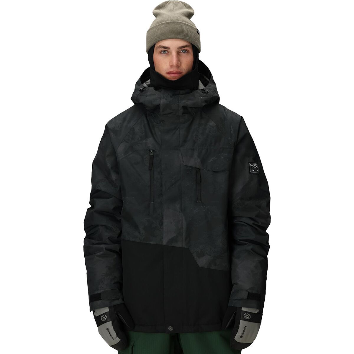Image of 686 Geo Insulated Jacket - Men's Black Hemisphere, XXL