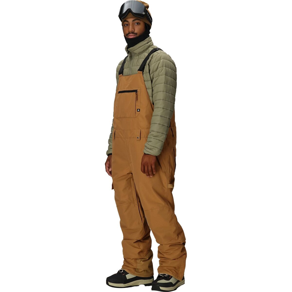 Image of 686 Hot Lap Insulated Bib - Men's Caramel Ripstop, S