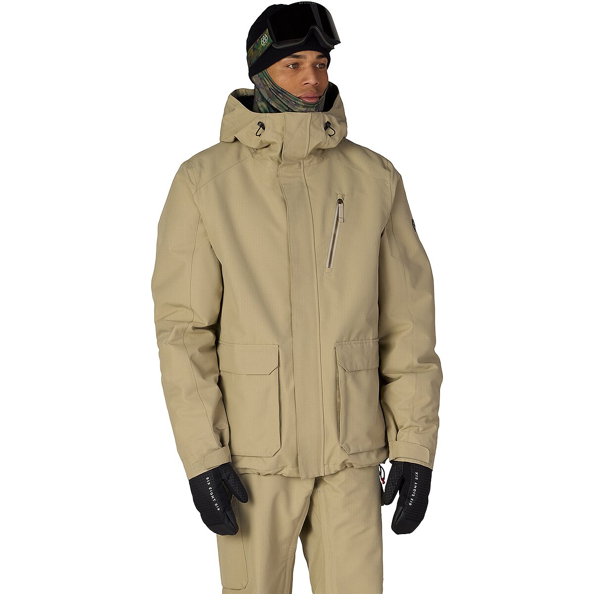 Image of 686 Nightline Insulated Jacket - Men's Khaki Ripstop, S