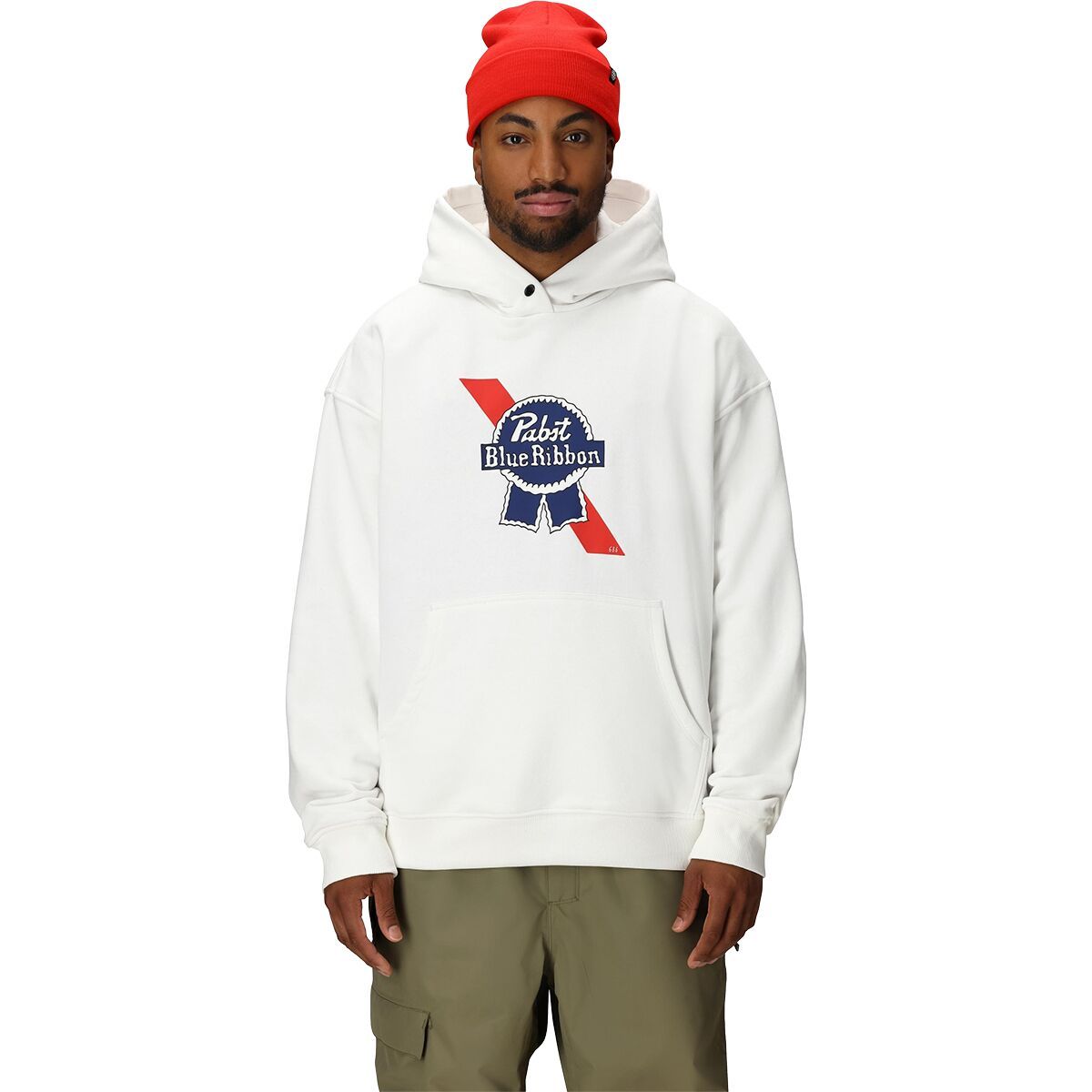 Image of 686 PBR Premium Heavyweight Pullover Hoodie - Men's PBR White, M