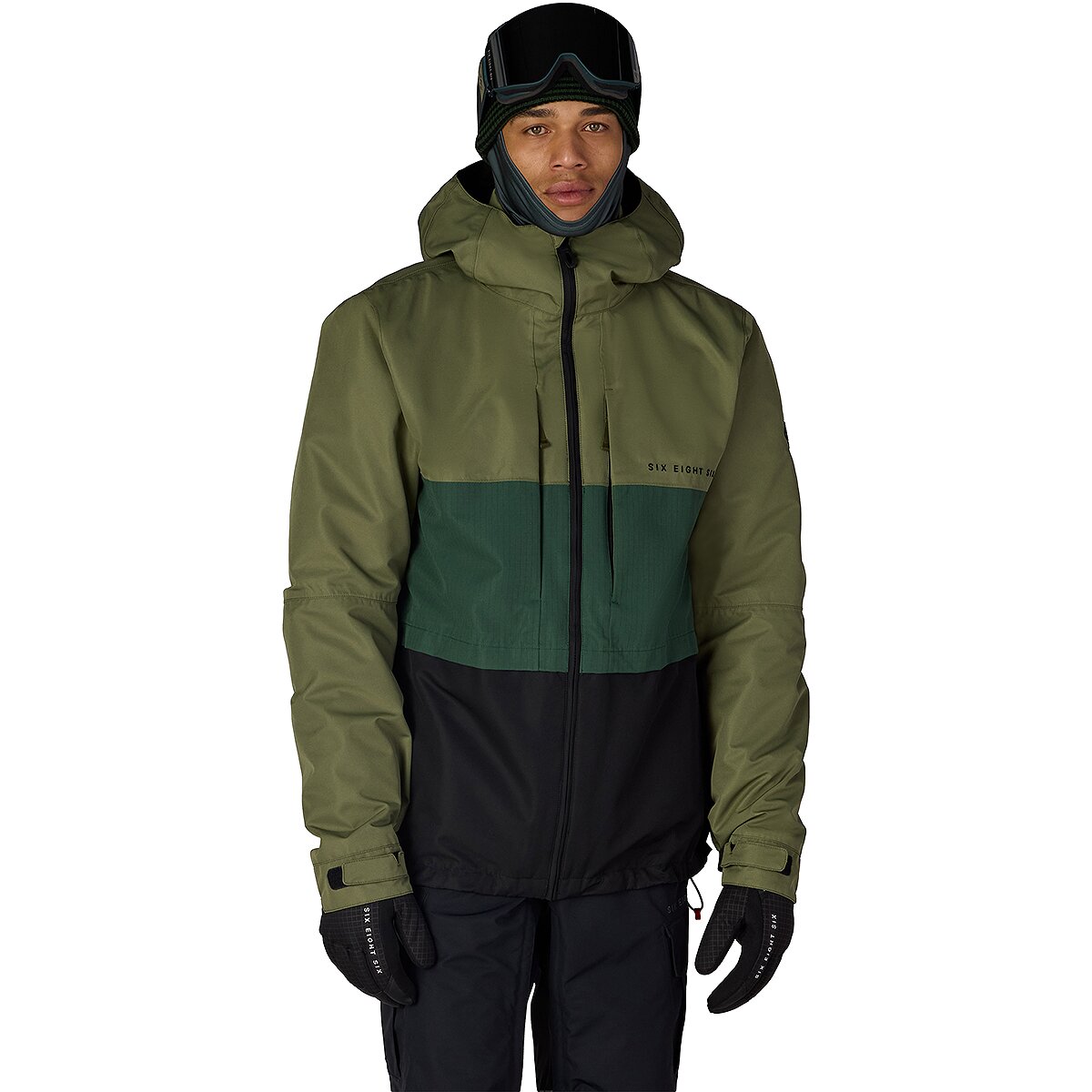 Image of 686 Smarty 3-in-1 Form Jacket - Men's Fatigue Green Colorblock, XXL