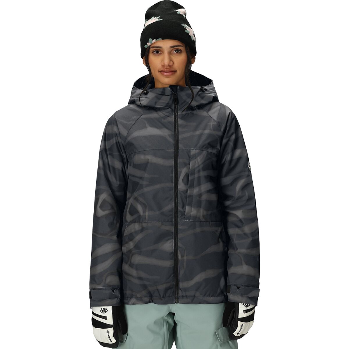 Image of 686 Athena Insulated Jacket - Women's Black Vapors, XL