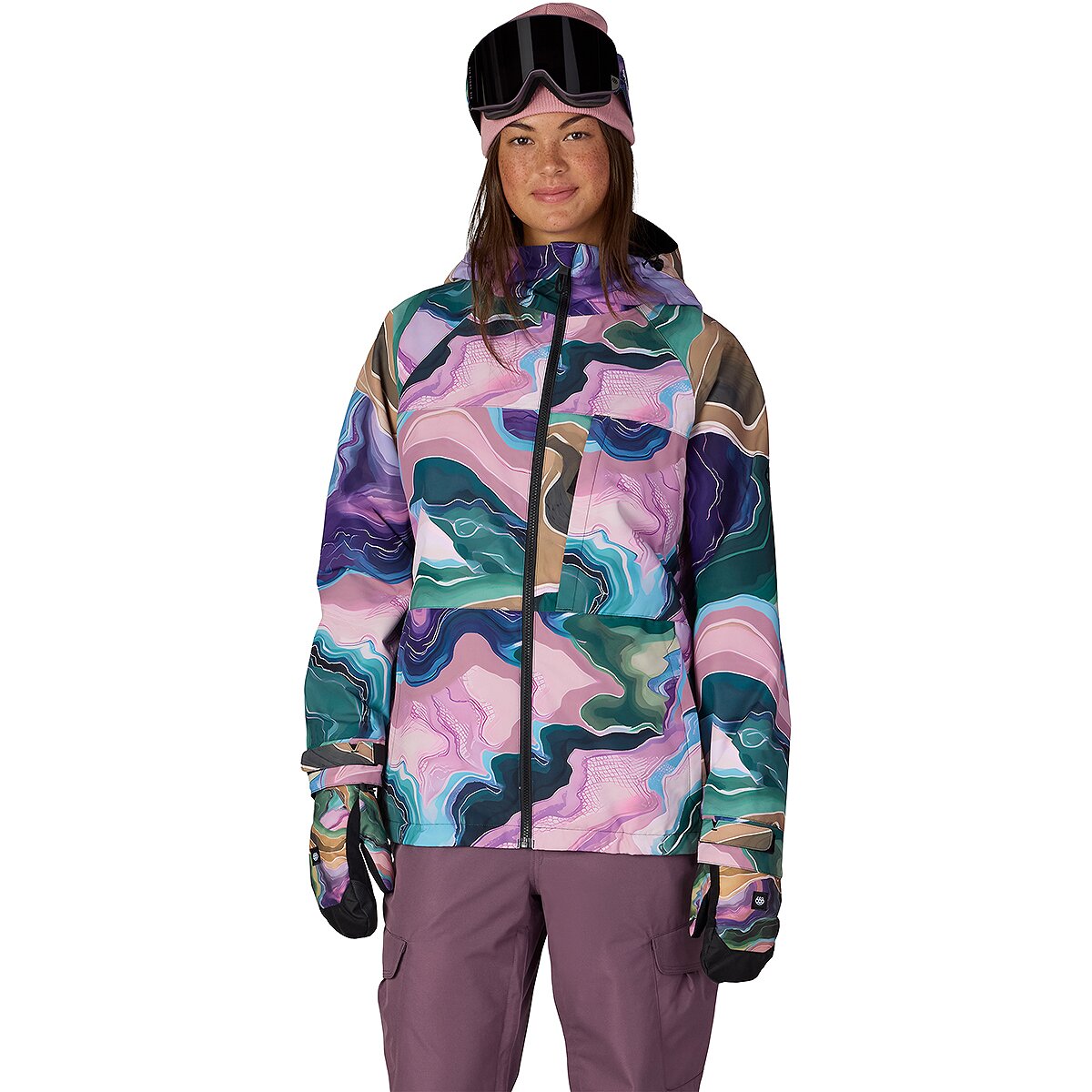 Image of 686 Athena Insulated Jacket - Women's Moss Green Sedimentary, S