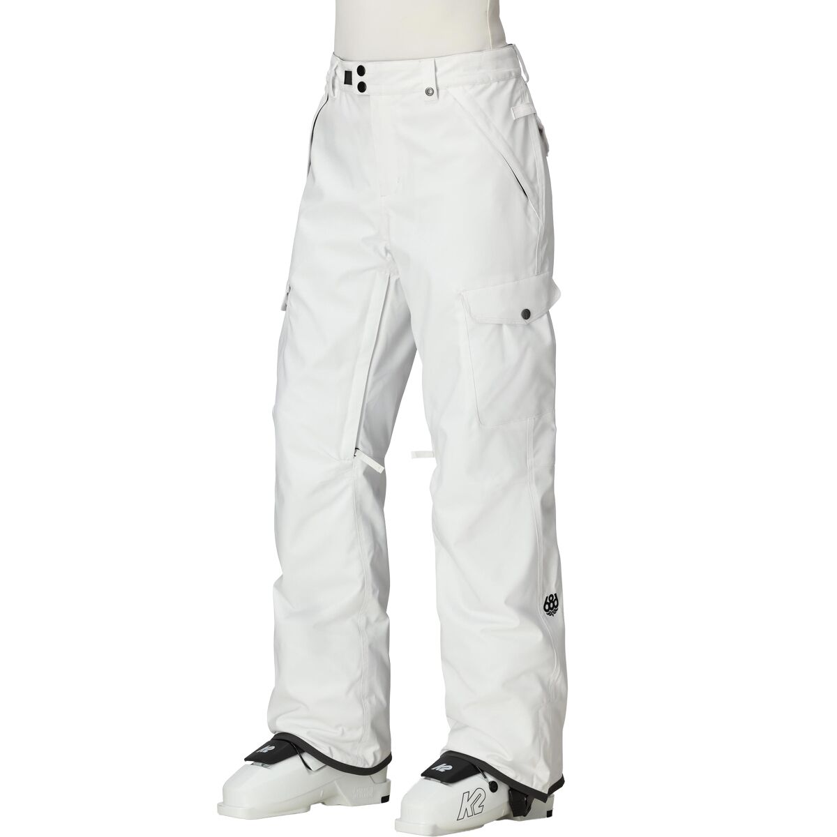 Image of 686 Aura Insulated Cargo Pant - Women's White, XL