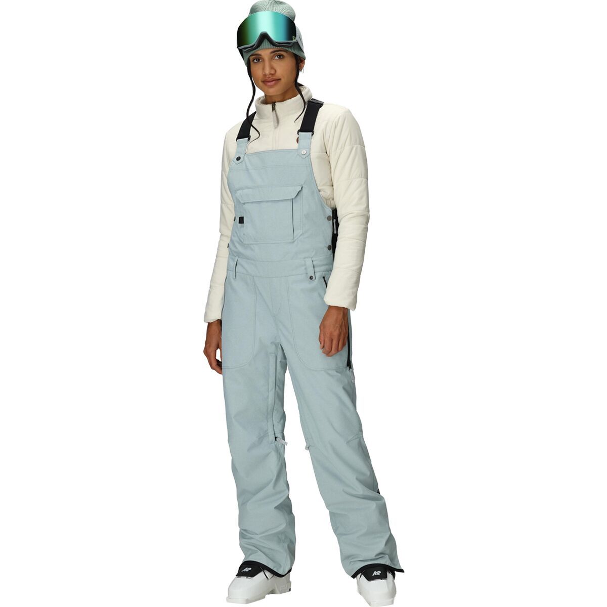 Image of 686 Black Magic Insulated Bib - Women's Dusty Marine Dobby, S