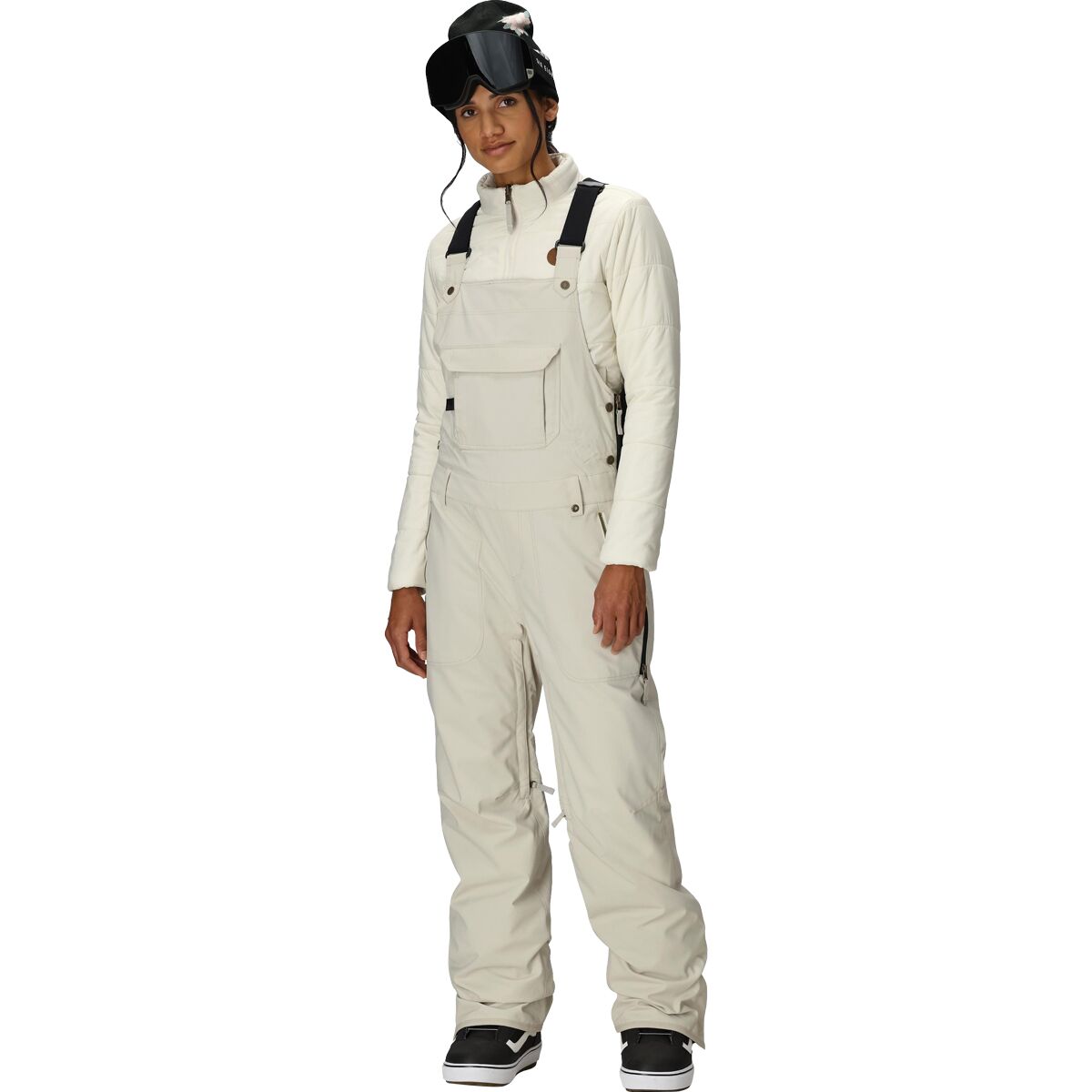 Image of 686 Black Magic Insulated Bib - Women's Limestone, S