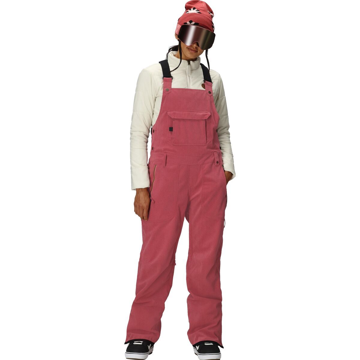 Image of 686 Black Magic Insulated Bib - Women's Rosewood Corduroy, L