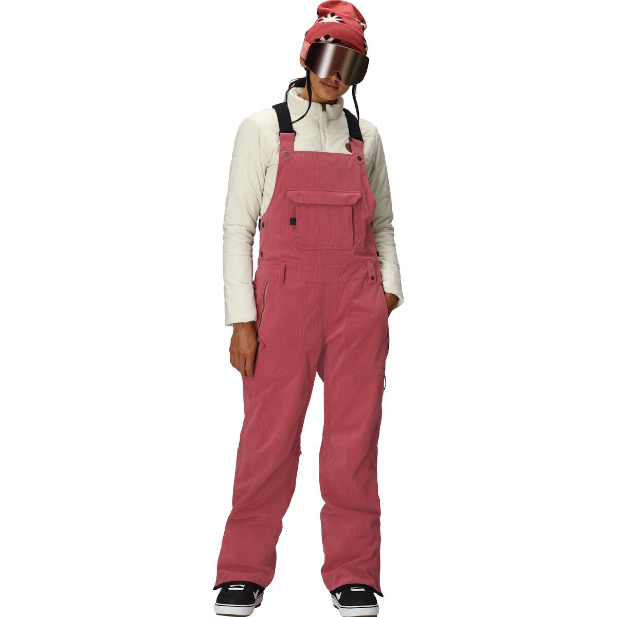 Image of 686 Black Magic Insulated Bib - Women's Rosewood Corduroy, L