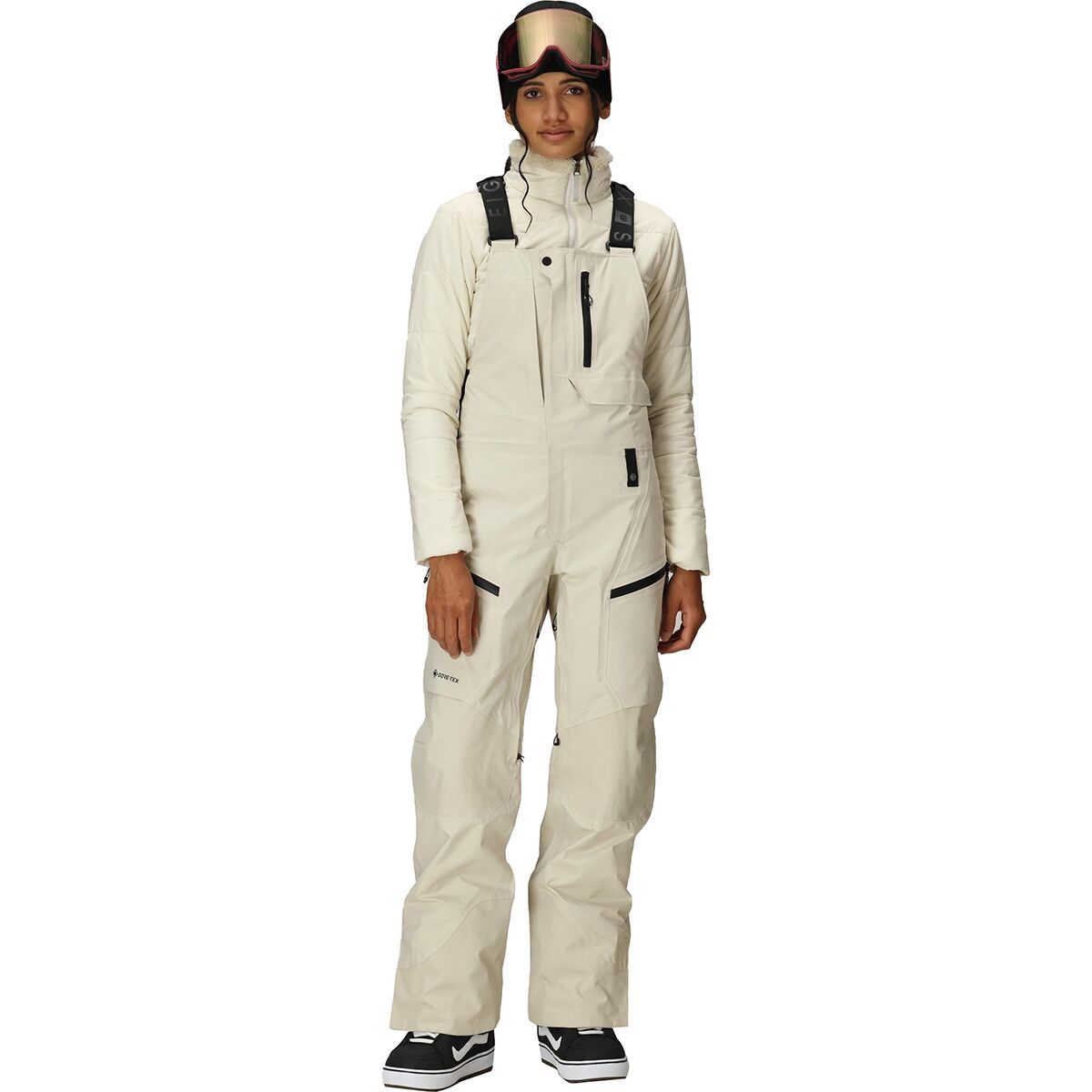Image of 686 GORE-TEX Dispatch Shell Bib - Women's Limestone, L