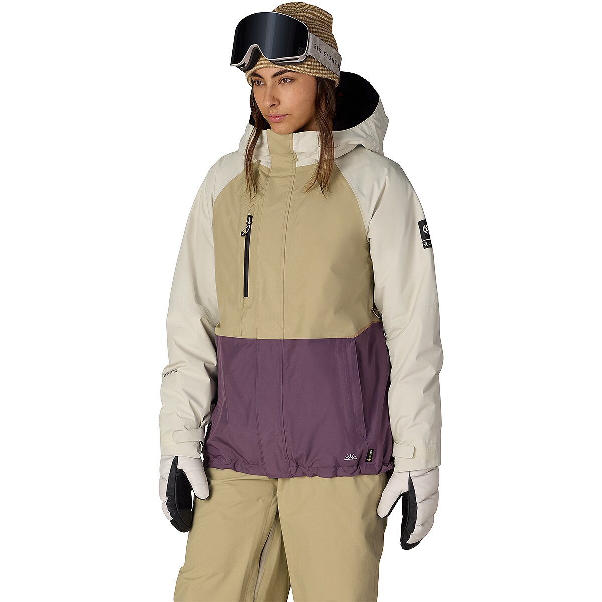 Image of 686 GORE-TEX Willow Insulated Jacket - Women's Khaki Colorblock, S