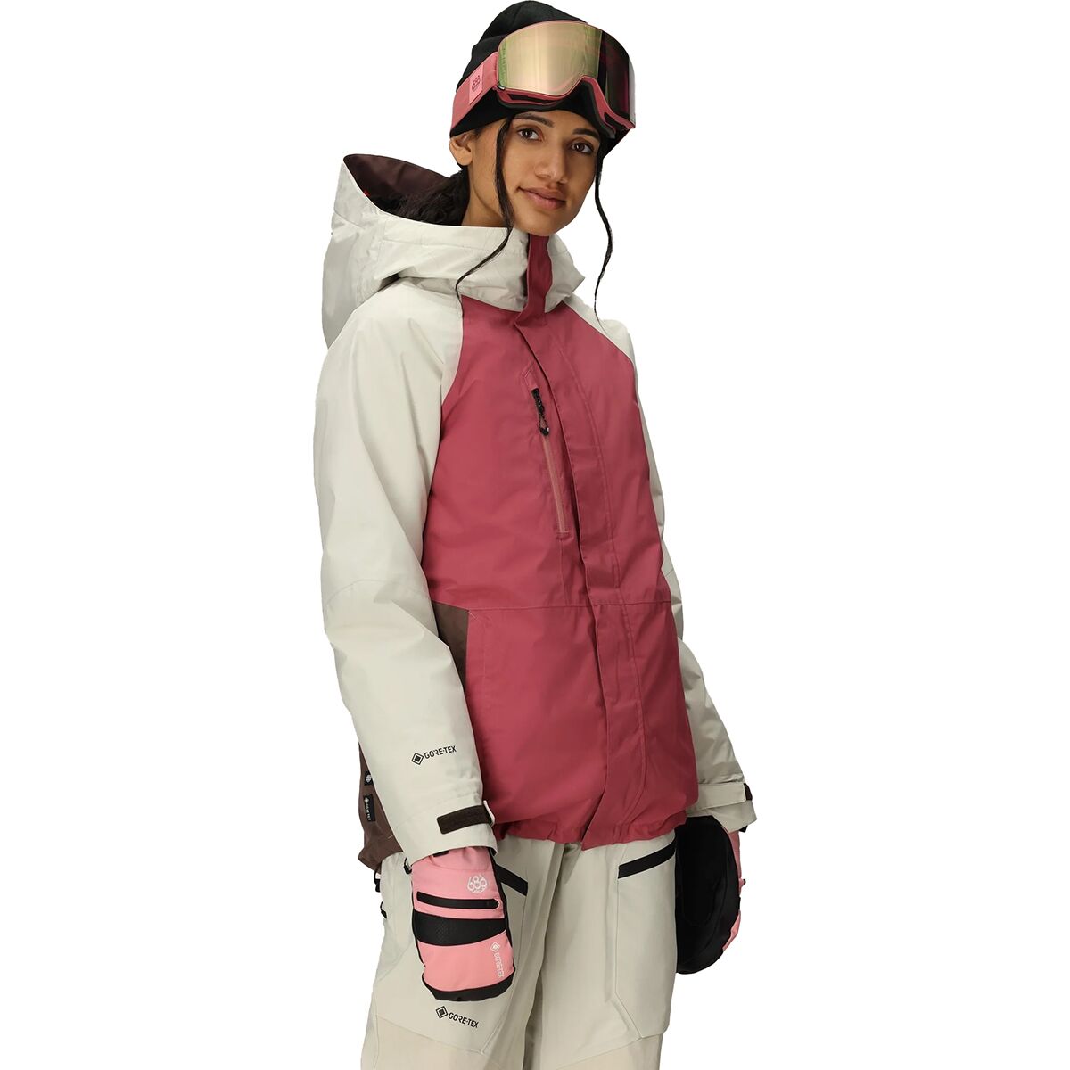 Image of 686 GORE-TEX Willow Insulated Jacket - Women's Rosewood Colorblock, XL