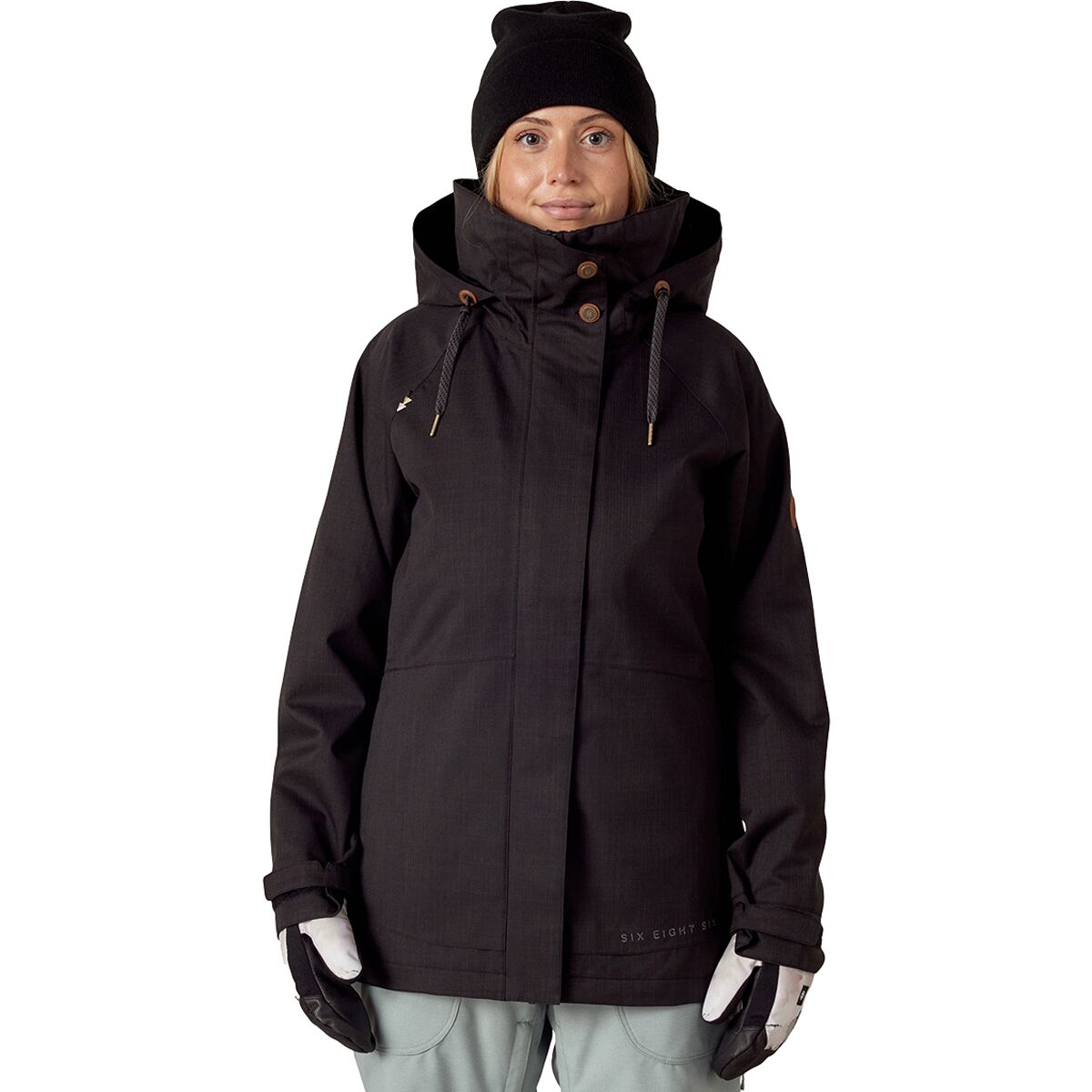 Image of 686 Smarty 3-In-1 Spellbound Jacket - Women's Black Herringbone, M