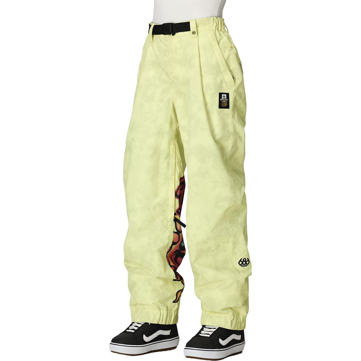 686 686 Sublime Shell Pant - Women's Sublime Yellow Tie Dye, XL