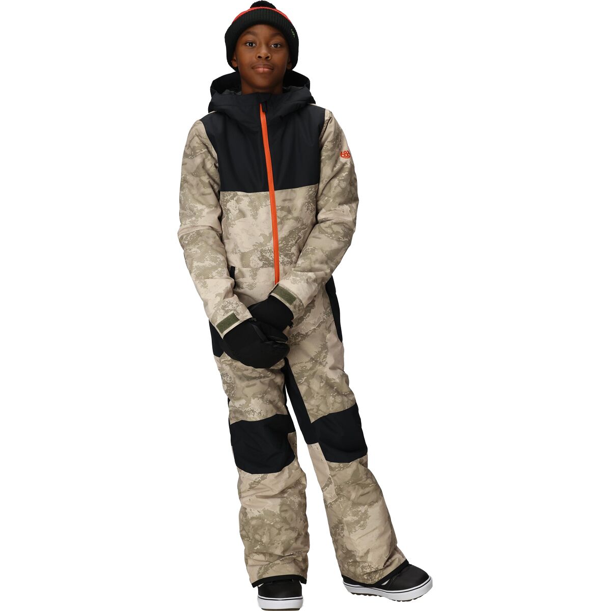 686 686 Shazam Insulated One-Piece - Boys' Limestone Hemisphere Colorblock, XL
