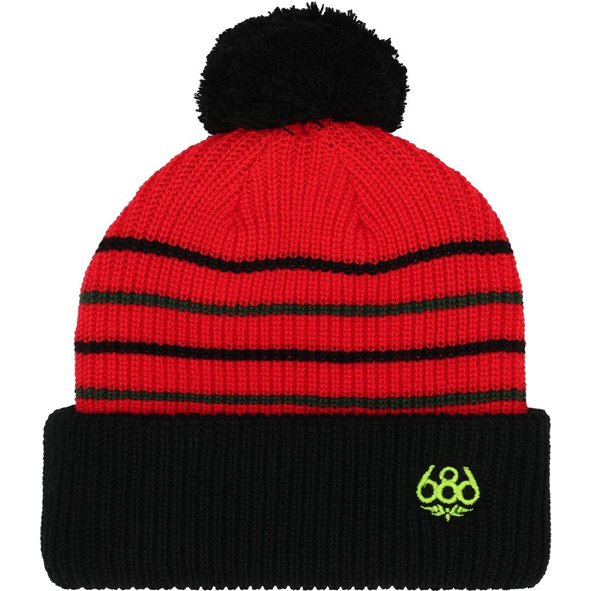 Image of 686 Pom Beanie - Kids' Flare Colorblock, One Size