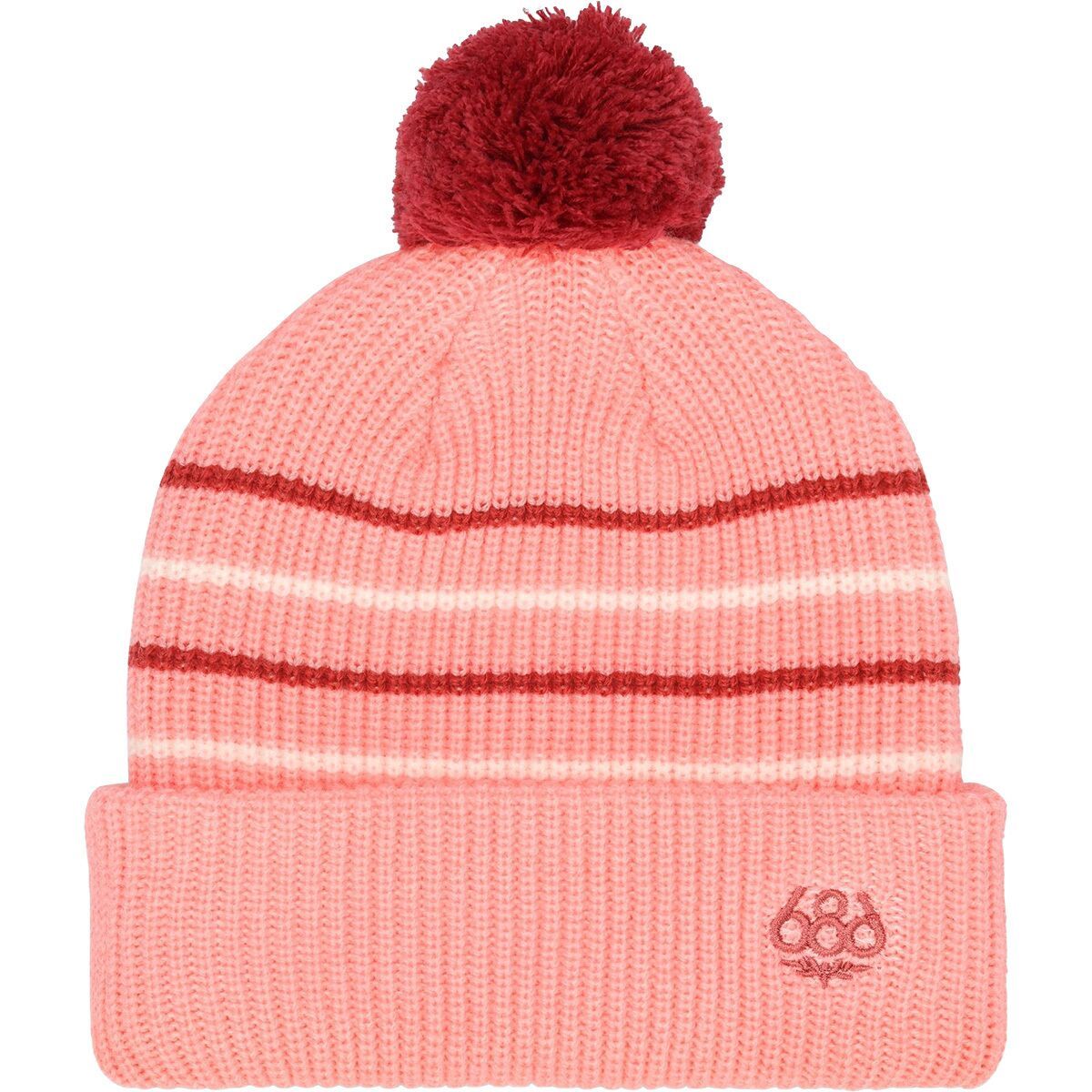 Image of 686 Pom Beanie - Kids' Geranium Pink, One Size
