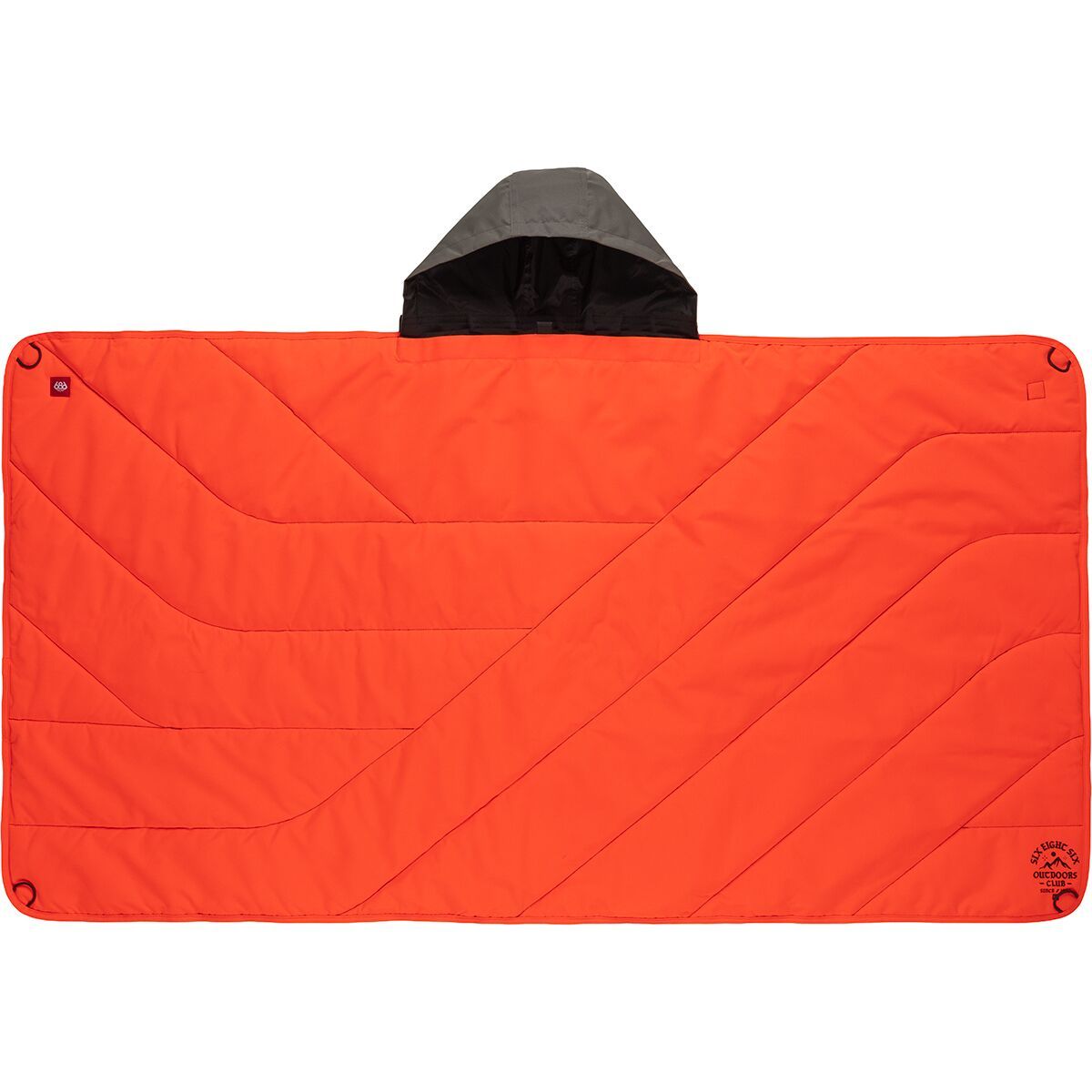 Image of 686 Waterproof Puffer Bantam Blanket Fluoro Orange/Charcoal, One Size