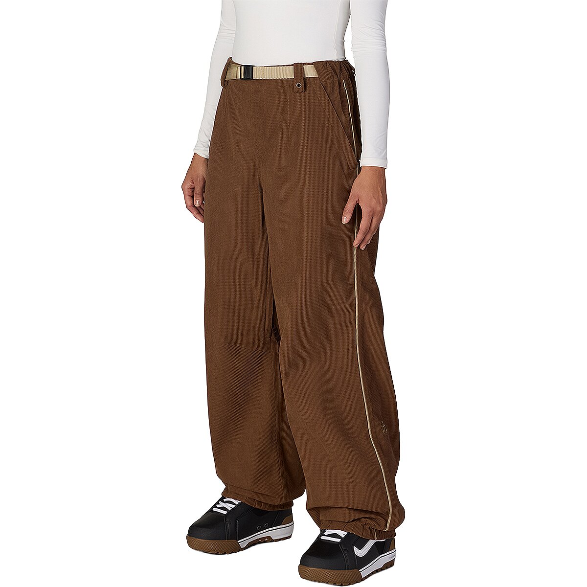 Image of 686 Hellkat Shell Pant - Women's Dark Earth Grid Corduroy, L