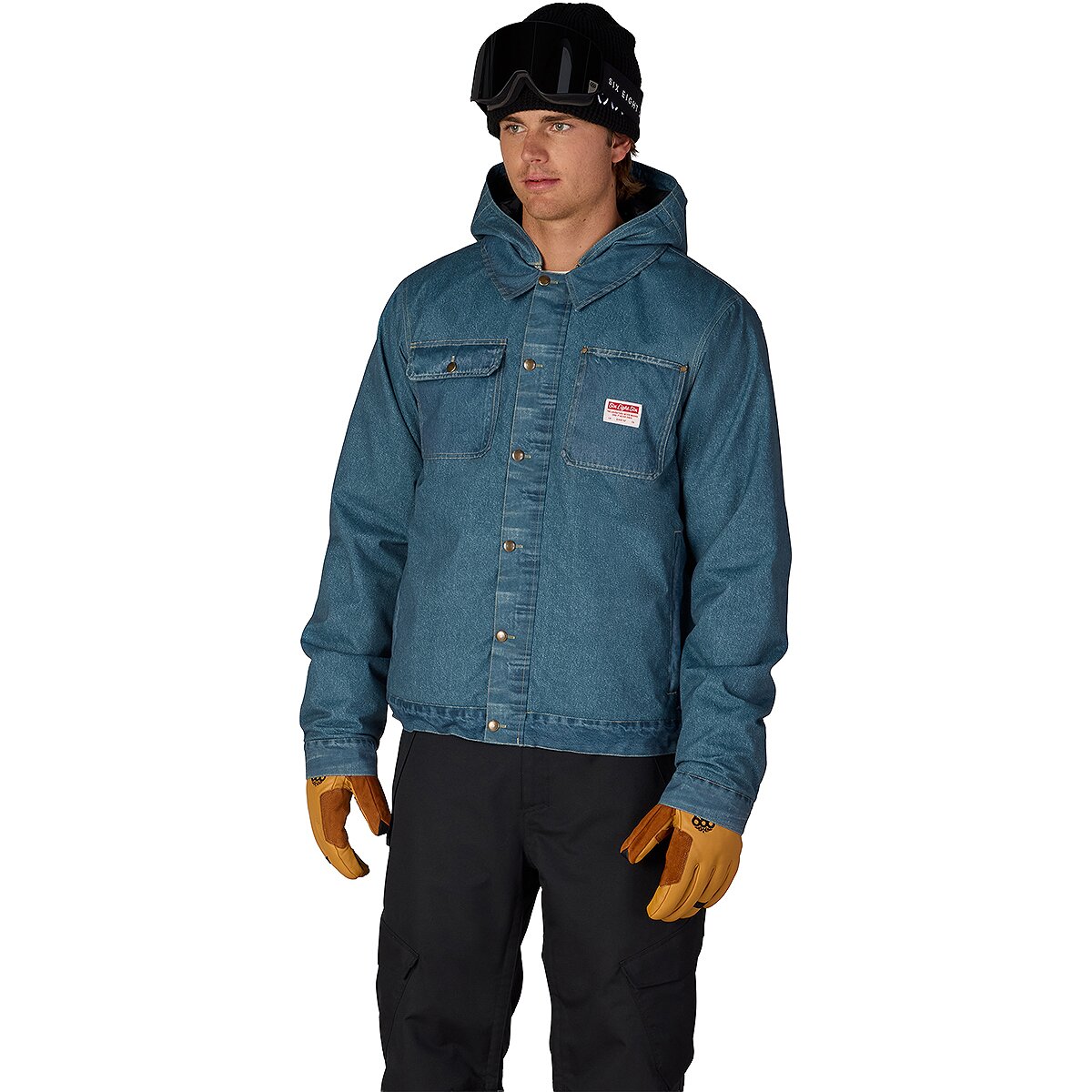 Image of 686 Deconstructed Denim Insulated Jacket - Men's Indigo Denim, M