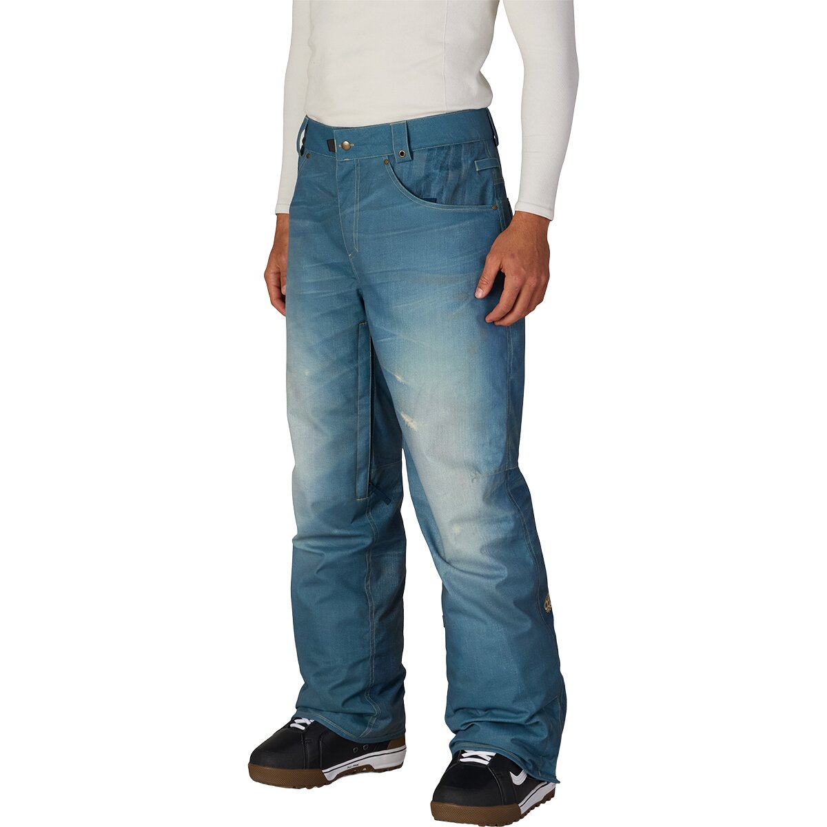 Image of 686 Deconstructed Denim Insulated Pant - Men's Indigo Denim, XL