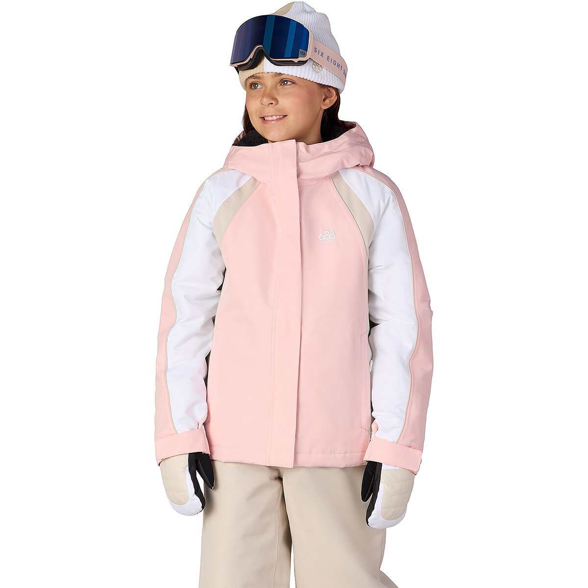 Image of 686 Hologram Insulated Jacket - Girls' Lotus Colorblock, L