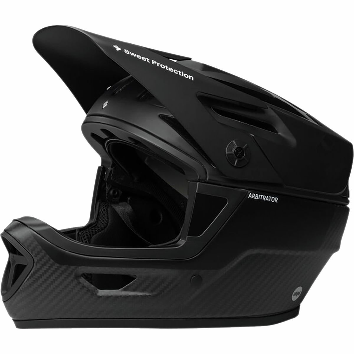 Image of Sweet Protection Arbitrator Mips Helmet Matte Black/Natural Carbon, S/M