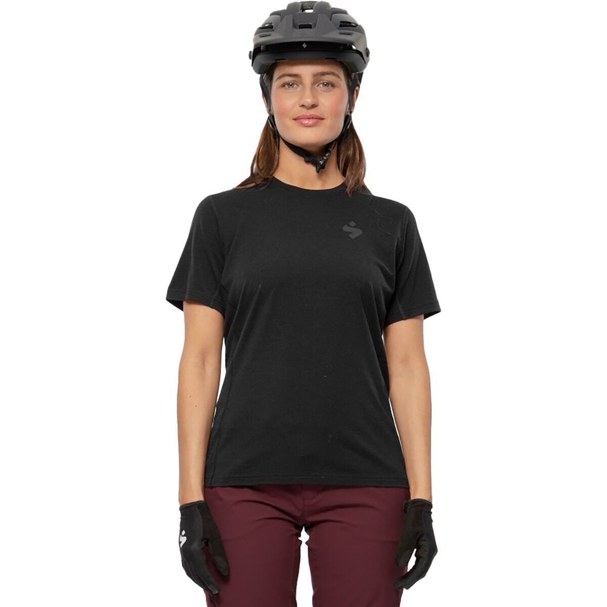 Image of Sweet Protection Hunter Merino Short-Sleeve Jersey - Women's Black, L