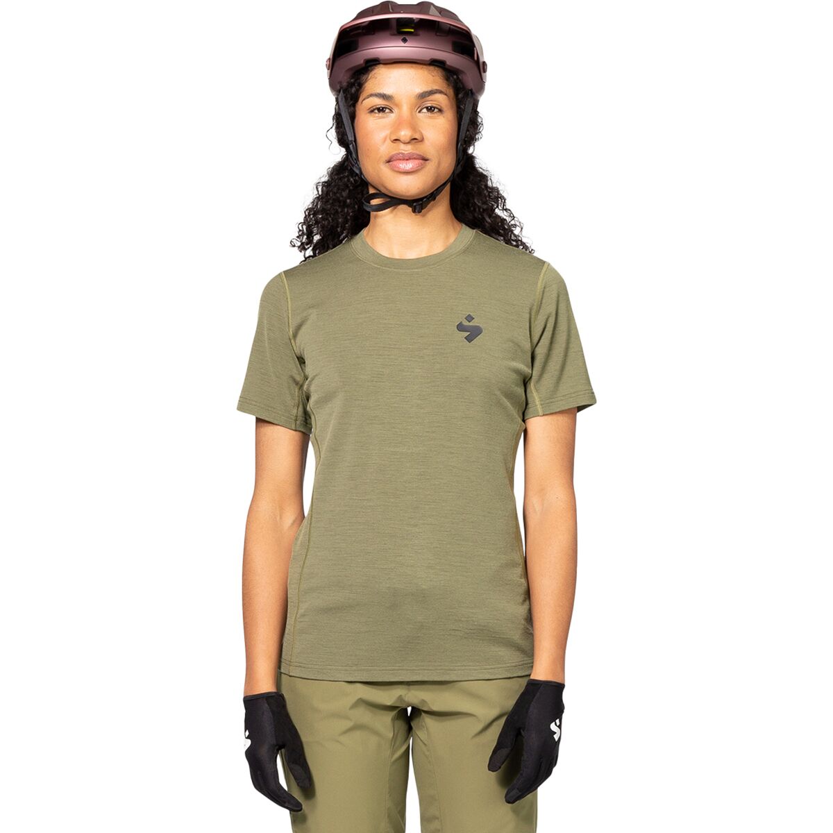 Image of Sweet Protection Hunter Merino Short-Sleeve Jersey - Women's Woodland, XS