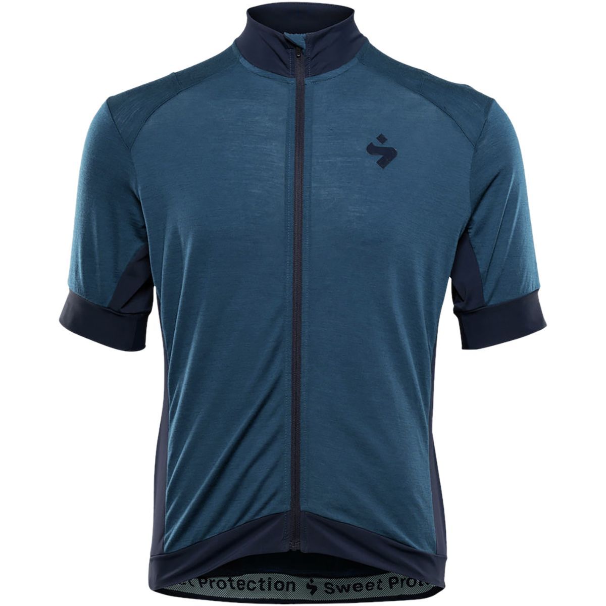 Sweet Protection Crossfire Merino Short-Sleeve Jersey - Men's Ocean Blue, S