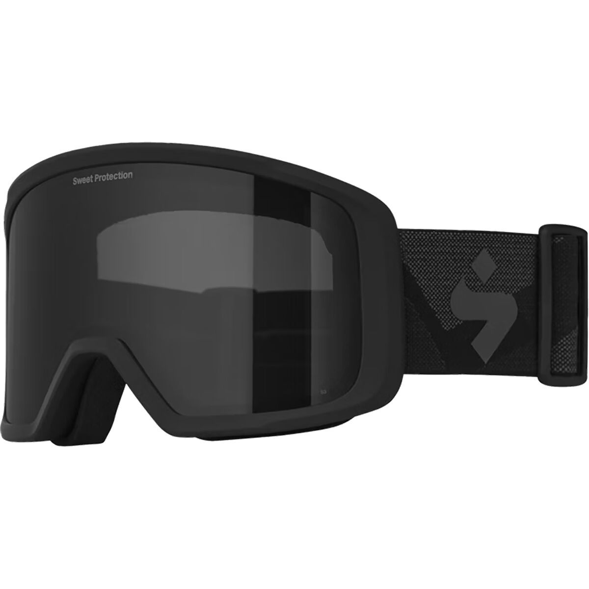 Sweet Protection Firewall Goggles Obsidian Black/Matte Black/Black Peaks, One Size