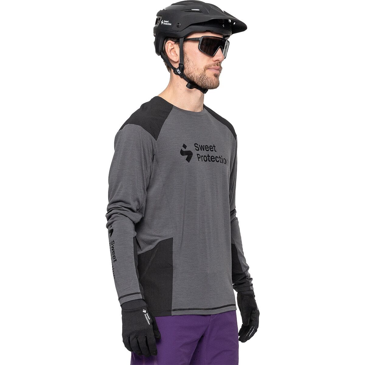 Sweet Protection Hunter Merino Fusion Jersey - Men's Stone Gray, L