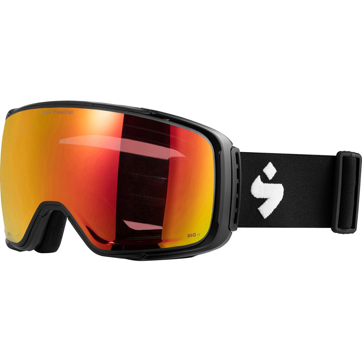Sweet Protection Interstellar RIG Reflect BLI Goggles Matte Black/RIG Topaz+RIG L Amethyst, One Size