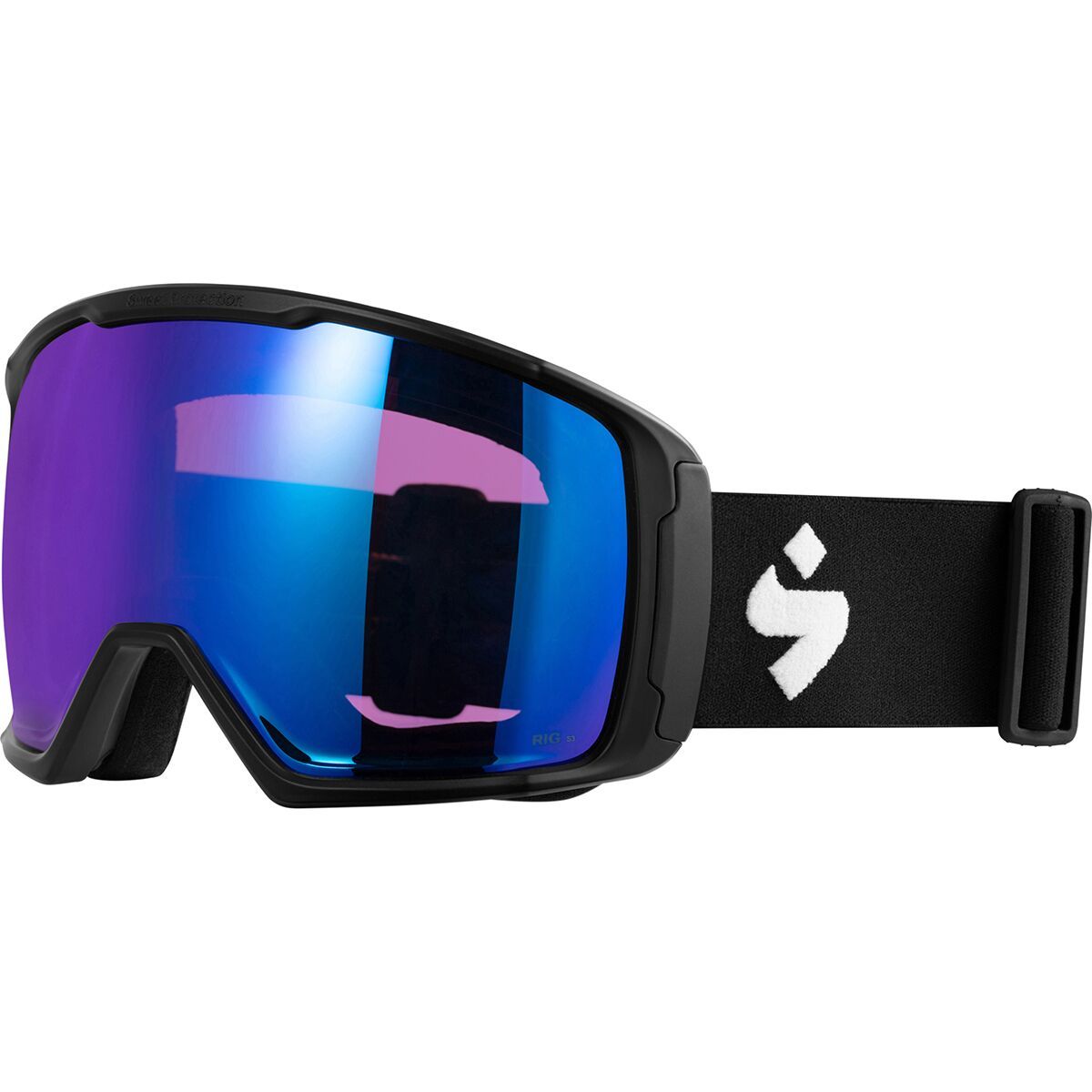 Sweet Protection Clockwork MAX RIG Reflect Goggles Matte Black/RIG Sapphire, One Size