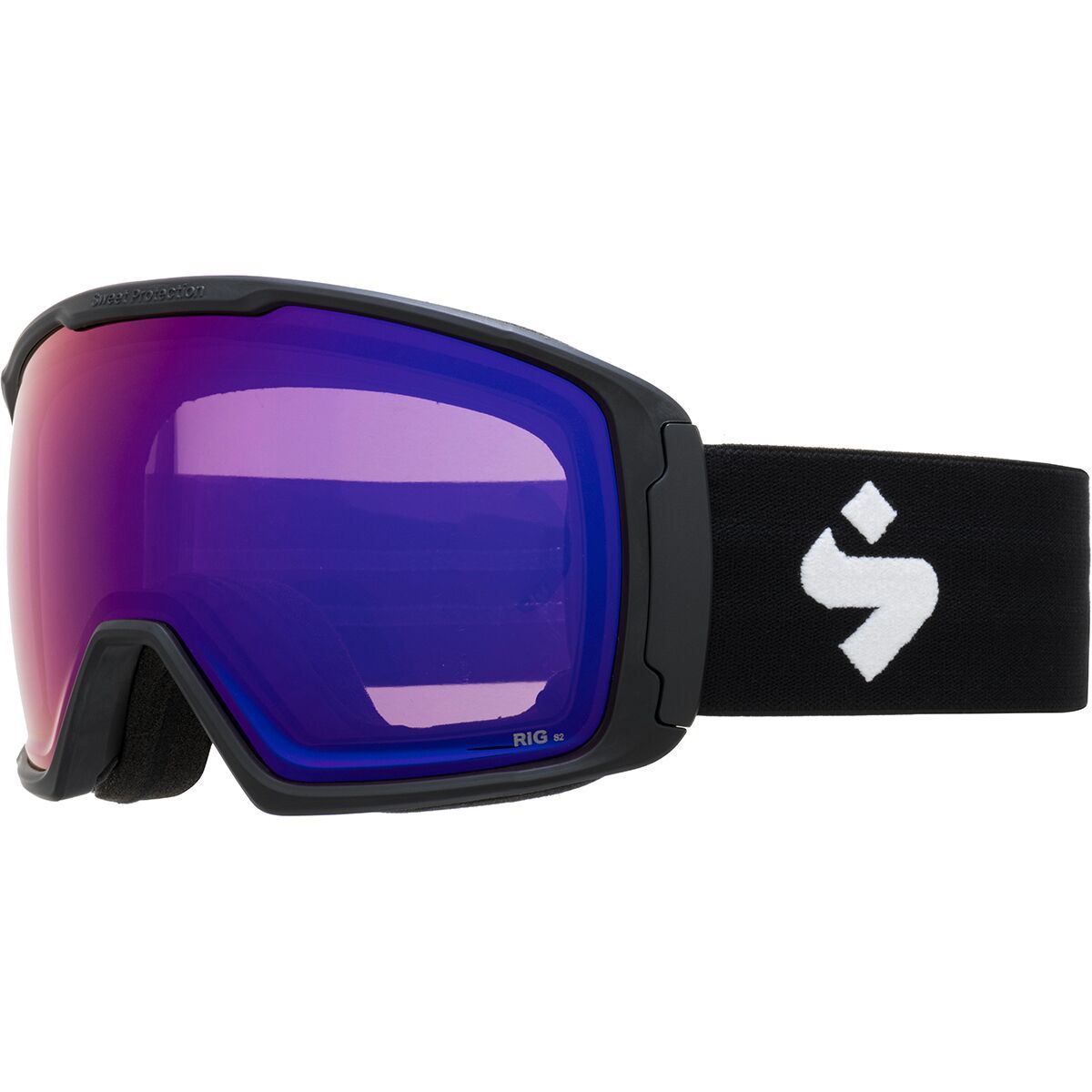 Sweet Protection Clockwork RIG Reflect Low Bridge Goggle Matte Black/Black/RIG Bixbite, One Size