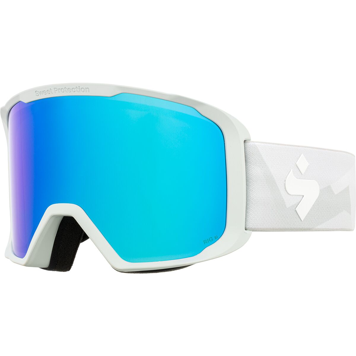 Image of Sweet Protection Durden RIG Reflect Goggles RIG Aquamarine/Bronco White/Bronco Peaks, One Size