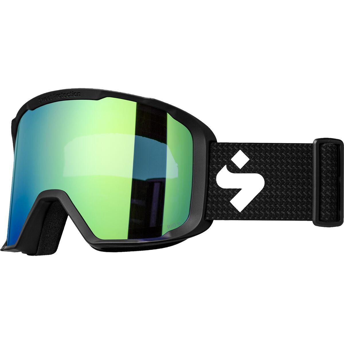 Image of Sweet Protection Durden RIG Reflect Goggles RIG Emerald/Matte Black/Black Trace, One Size