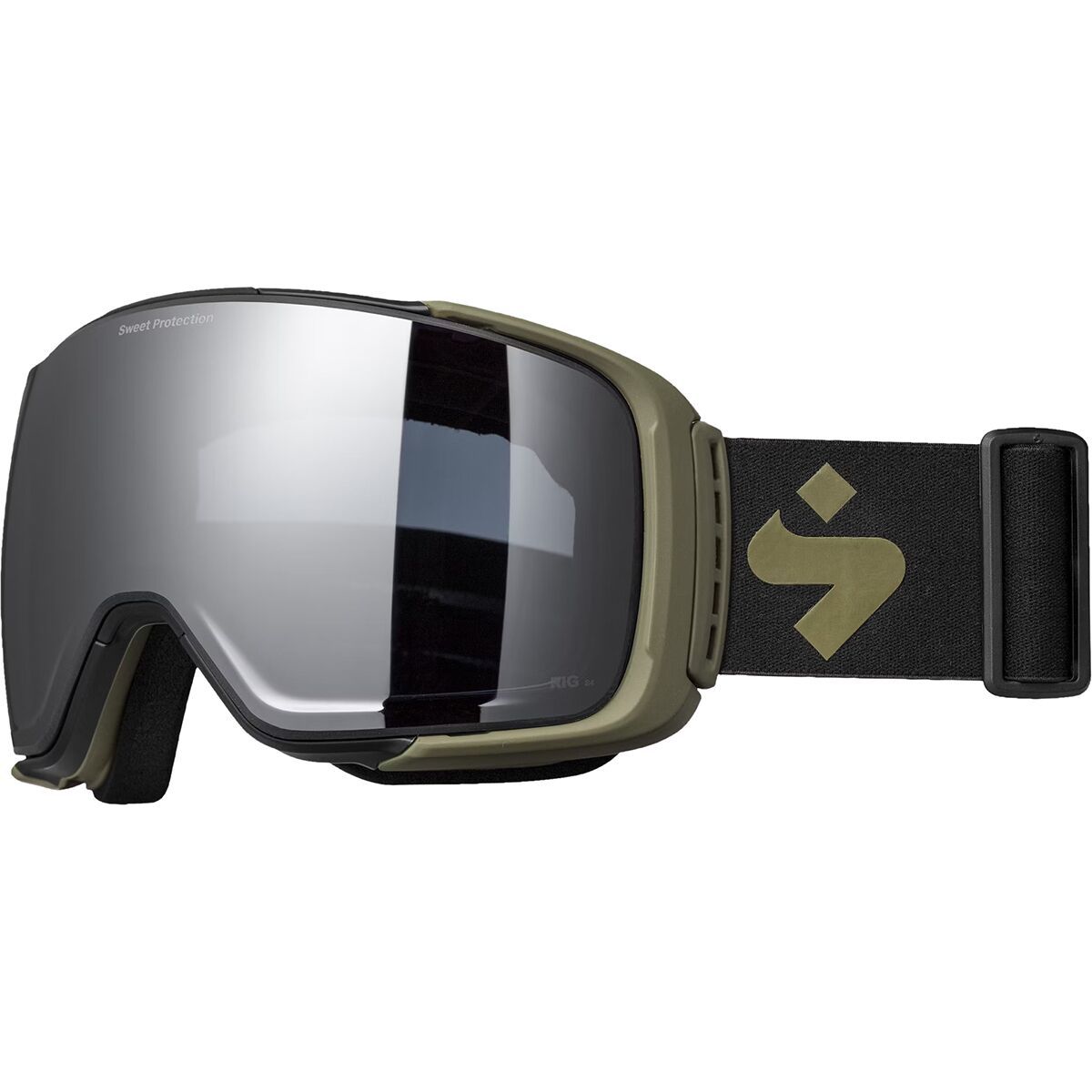 Sweet Protection Interstellar RIG Reflect BLI Goggles RIG Obsidian+RIG L Amethyst/Woodland, One Size