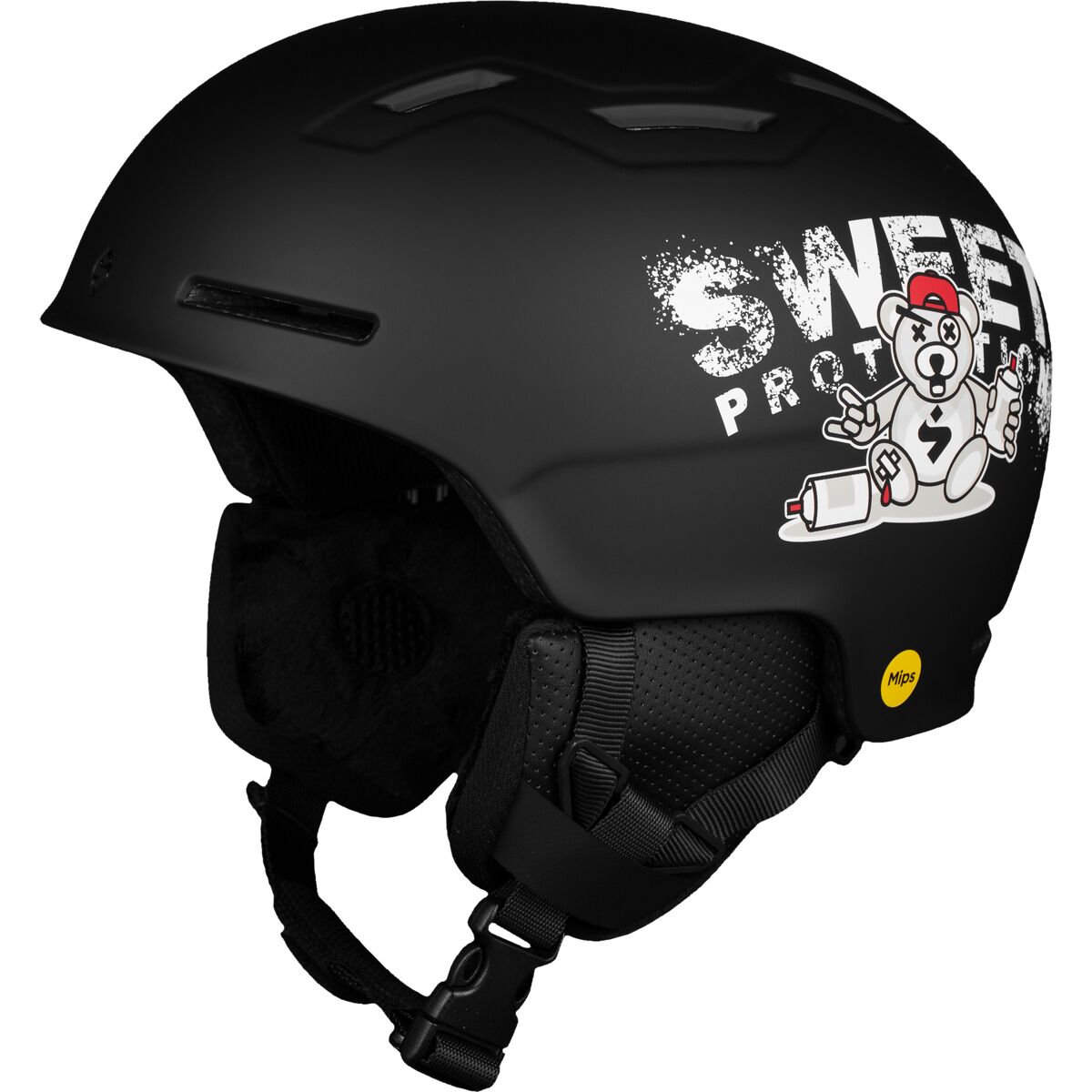 Image of Sweet Protection Winder Mips Helmet - Kids' Black Teddy, XS/S