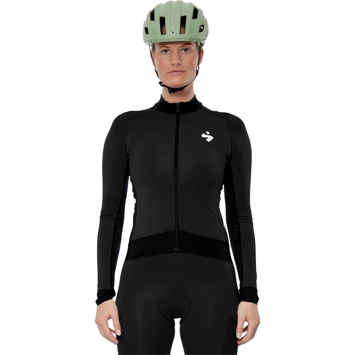 Image of Sweet Protection Crossfire Hybrid Long-Sleeve Jersey - Women's Black, XS