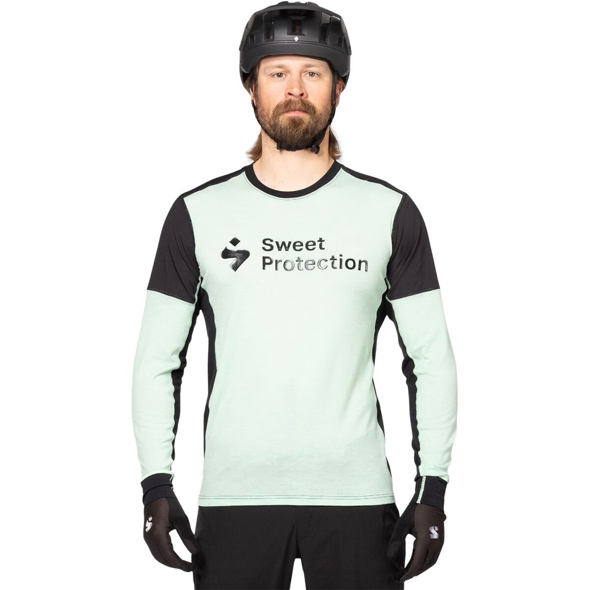 Sweet Protection Hunter Merino Hybrid Long-Sleeve Jersey - Men's Turquoise, L