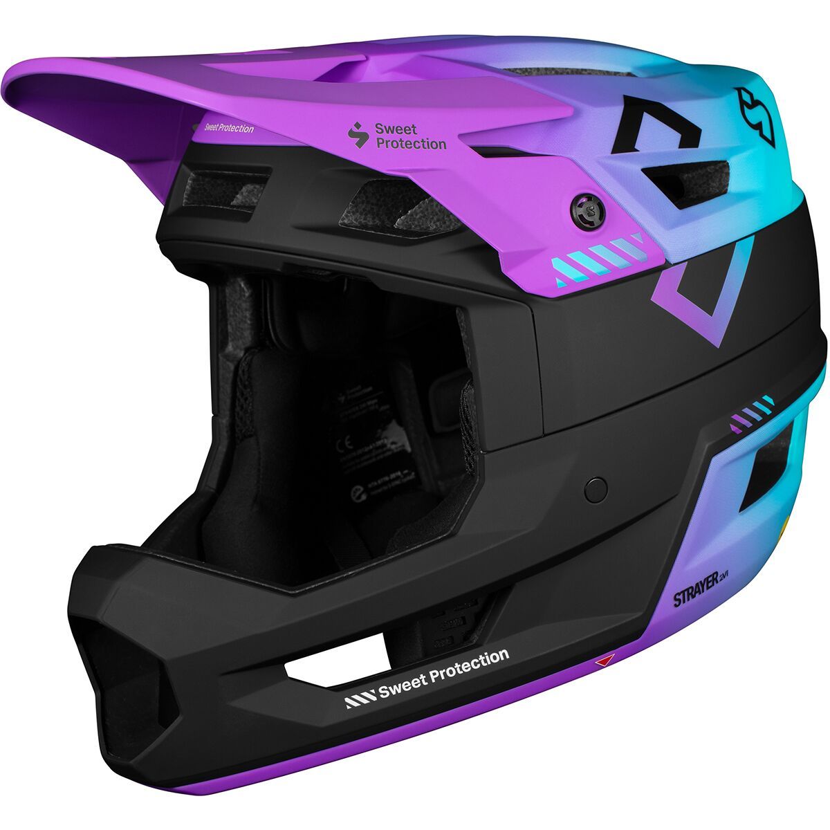 Image of Sweet Protection Strayer 2Vi MIPS Full-Face Helmet LE Hyper Violet Fade, S/M