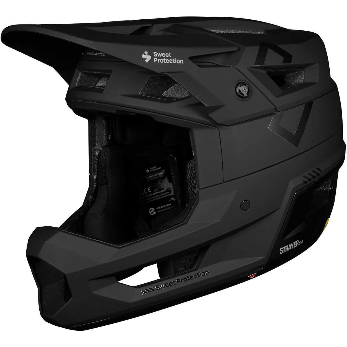 Image of Sweet Protection Strayer 2Vi MIPS Full-Face Helmet Matte Black, M/L