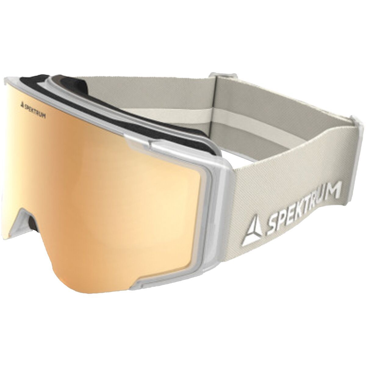 Spektrum Ostra Bio Raw Goggles Undyed/Bioptic Polarized Revo Gold, One Size