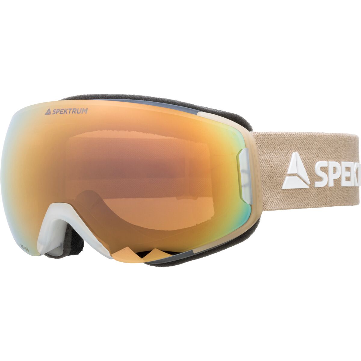 Spektrum Spektrum Husa Bio Plus Goggles Raw White/Sand, One Size