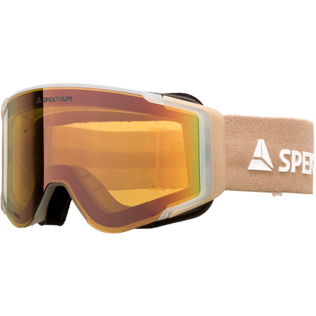 Image of Spektrum Ostra BIO Plus Goggles Raw White/Sand, One Size