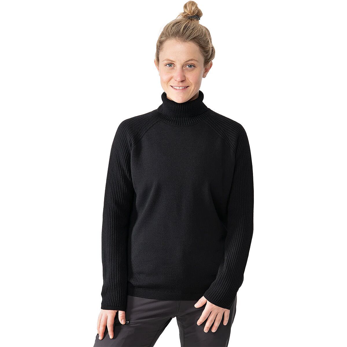 Strafe Outerwear Apre Merino Crew Top - Women's Black, L